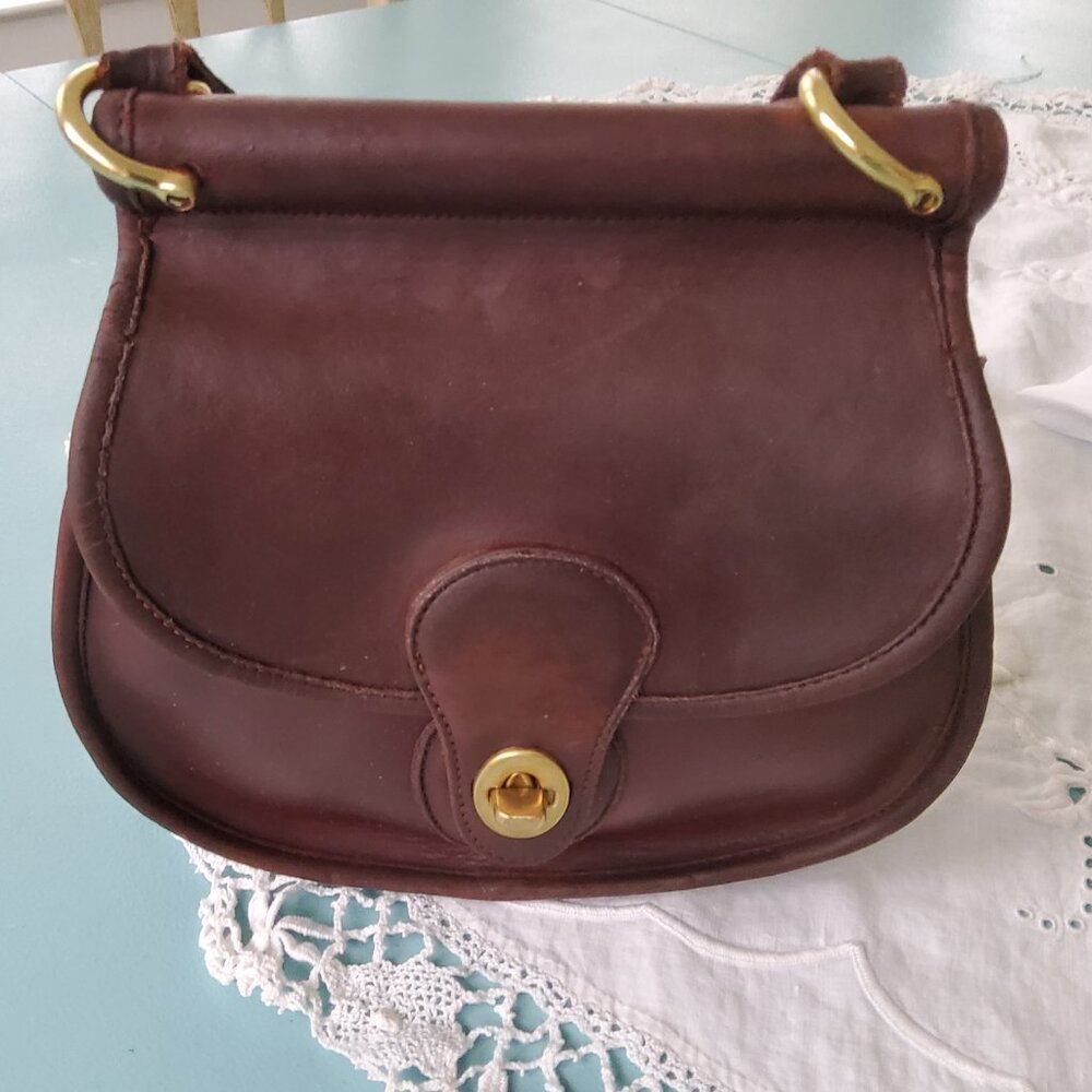 Project Bag Vintage Coach Post Pouch 9906